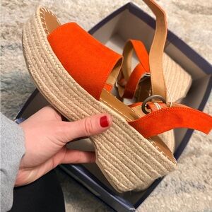 NWT Orange Wedges